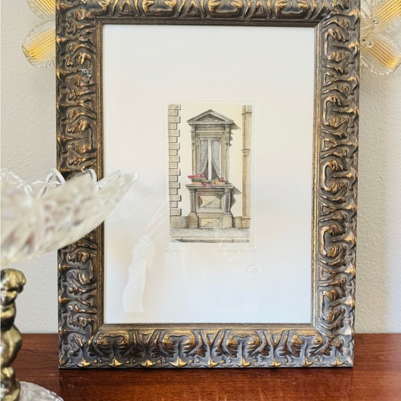 Italy ITALIAN CITYSCAPE Doorstep Original Cristina Gervasi Signed Limited Print - Picture 3 of 7